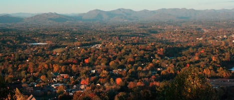 Fall colors in Weaverville.
(View from Hamburg Mtn., not condominium)