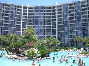 2 Bedroom Condo with Convenient 4th Floor Location over Tropical Lagoon Pool 