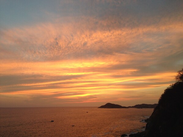 Sunset from apartment