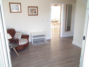 Wide hallway.