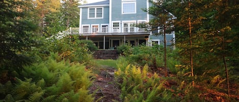 View of house from dock. Spectacular!