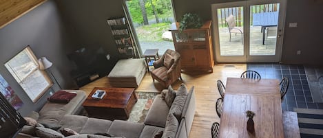 View of great room from upstairs