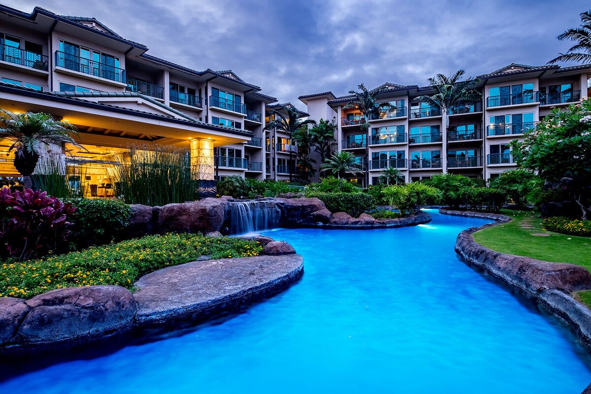 Waipouli Beach Resort G306 – Oceanfront with unobstructed ocean views, A/C