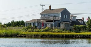 Rear of house shown from river