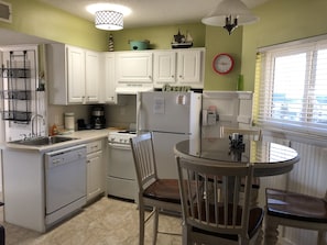Kitchen table seats four