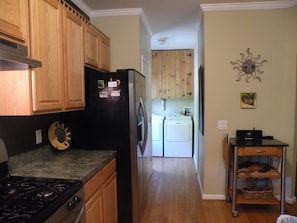 kitchen toward laundry room