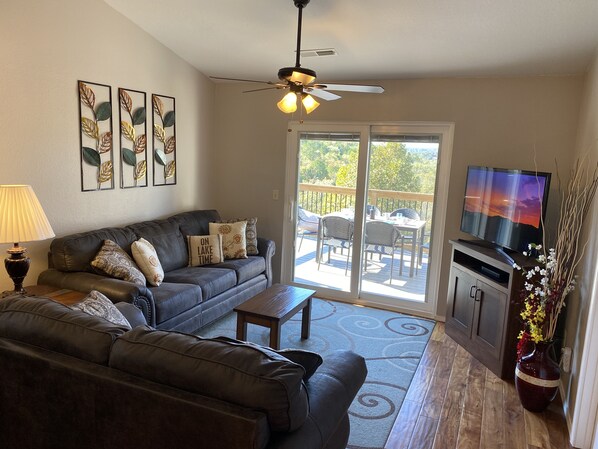 Fabulous views both inside and out!  ...or catch a game on the 50 in television