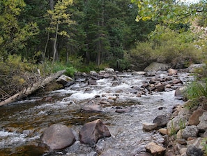 The Middle Saint Vrain just below the cabin.