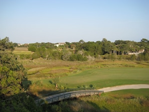 Roof deck view of second lagoon - great place to enjoy breakfast & sunrise views