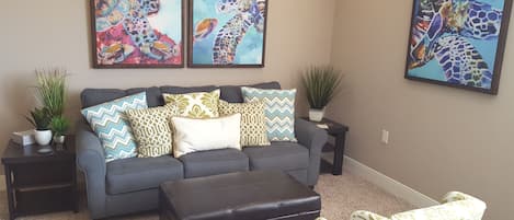 Come Relax in the Comfy Living Room