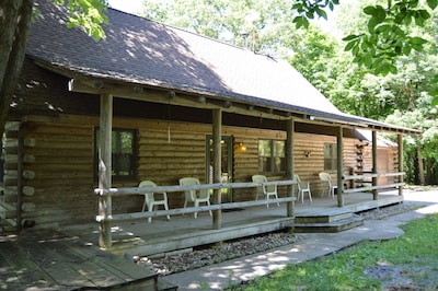 Log cabin on 25 acres