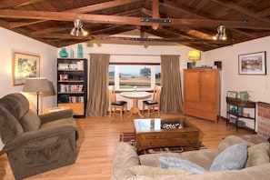 Interior facing South