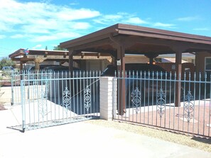 Gated carport