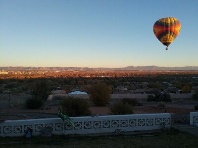 Secure carport, amazing Views and Reviews!  Private suite with patio. 