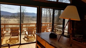 Early Spring view from Great Room.