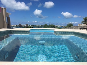 View from the hot tub 