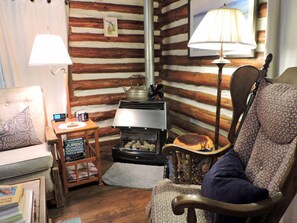 A Cozy Fire, a Rocking Chair, a Book? Living Doesn't Get Much Better than That! 