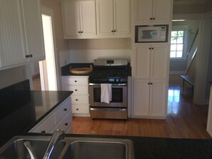 Fully appointed kitchen with sub zero fridge