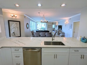 New Carrara Marble Kitchen!