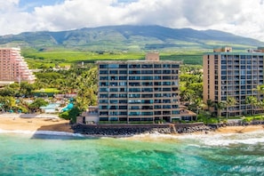 Closest building to the water on Maui. Hear the waves breaking below.