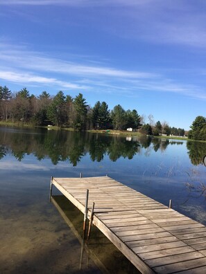 Summertime picture. Dock in all year 'round! 