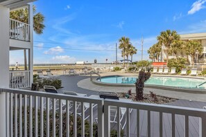 You will enjoy sipping your morning coffee while gazing at the ocean.