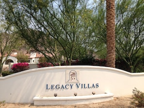 Legacy Villas Entrance next to La Quinta Resort