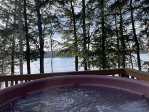 View from your own personal hot tub!