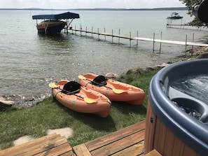 Two Kayaks w/paddles and life vests to use while you stay(May-October typically)
