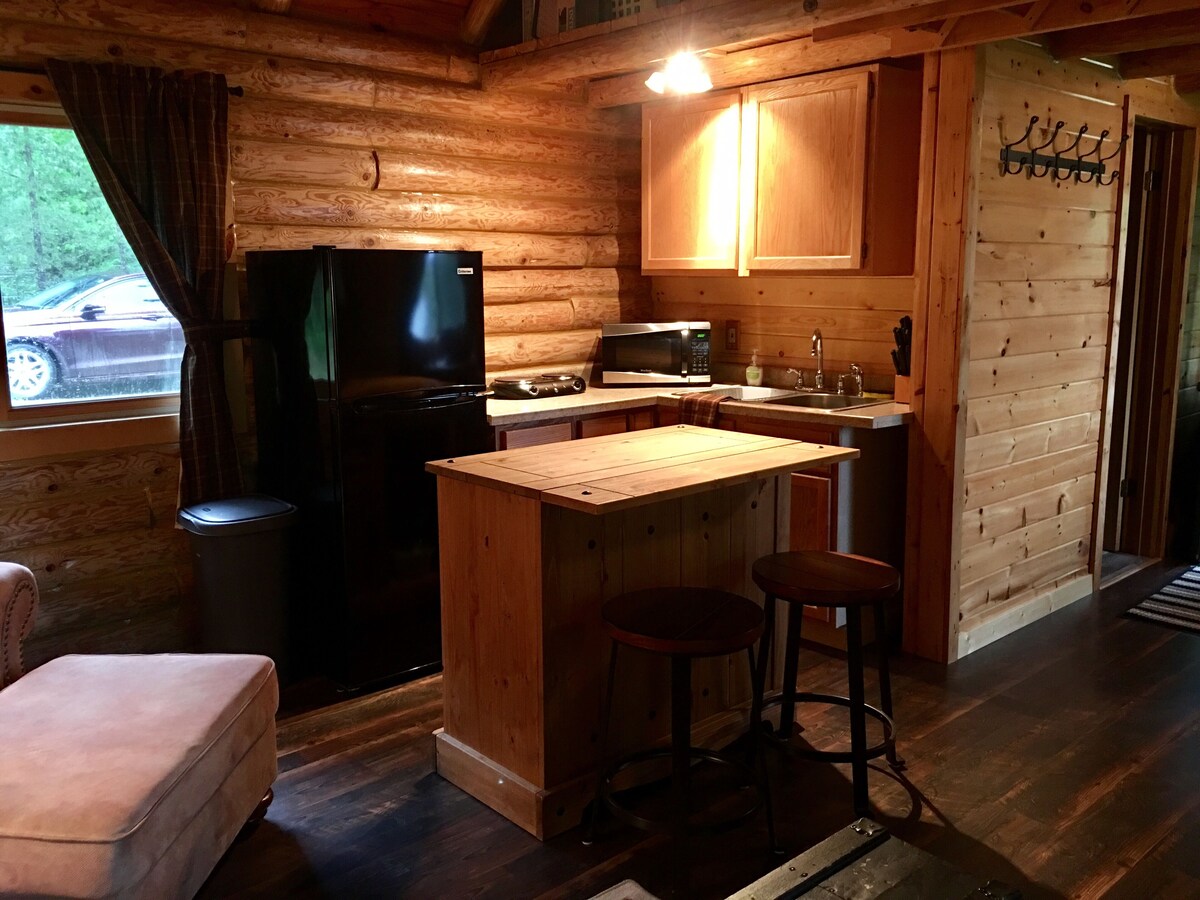 Log Cabin Rental! Quiet, Peaceful & Private Lakefront. Dog Friendly!
