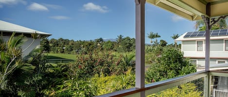 View from front balcony of beautiful Mauna Kea mountain
