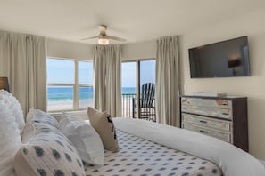 Beachfront Waterfront Gulf views from the Master bedroom