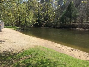 Down River view of landing