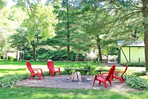 Yard fire pit, yes! two fire pits