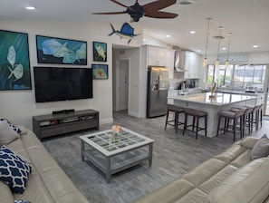 open floor plan everyone gets to join the fun