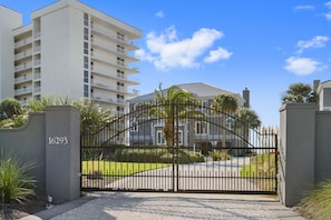 Entrance coming into Villas, Belvedere.