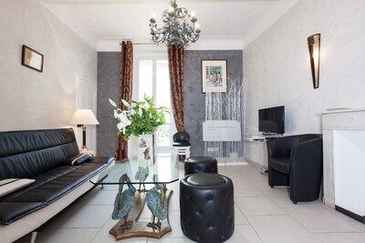 Beautiful luxury 3-room apartment, classified 3 stars, in the heart of Cannes, near the sea