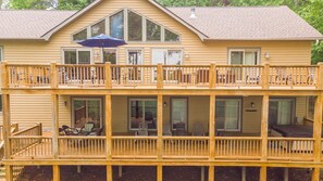 Exterior Back Double Decks