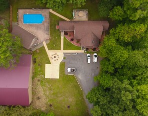 Aerial view of The Red Door Lodge -II