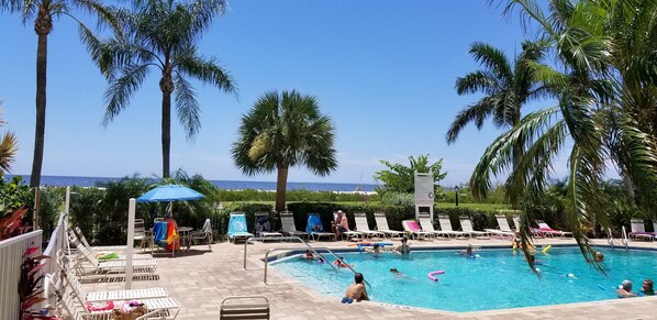 Pool on the beach