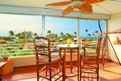 Stroll to Beach from Ocean View Condo with Pool & Rooftop Deck