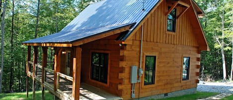 Come visit our new cabin!  It is rustic but beautiful and luxurious.  