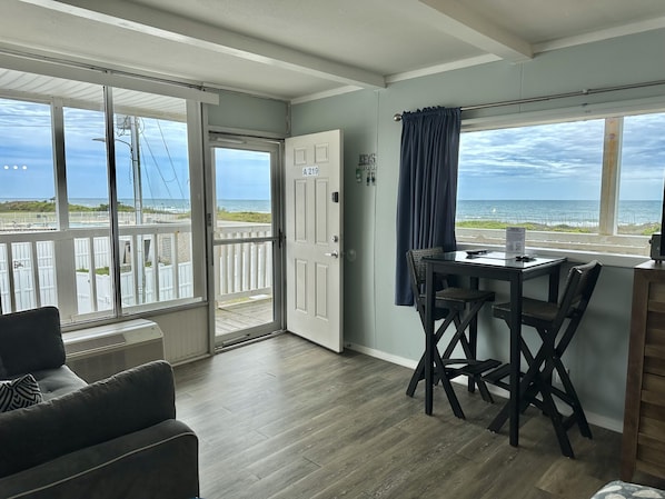 Panoramic ocean views from your unit.