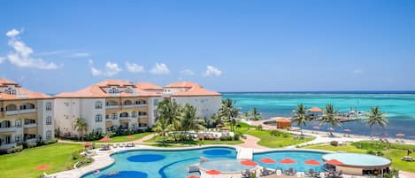 The beautiful 5 star Grand Caribe with 6 pools, 2 hot tubs & outstanding service