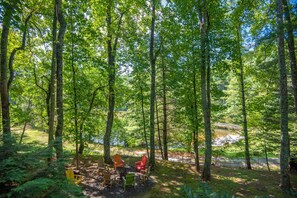 Overlooking your pond at the Fleetwood Falls common area...