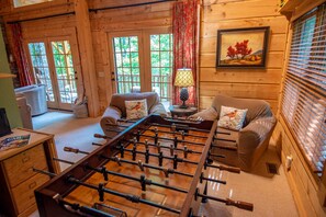 Foosball table for cabin tournaments...