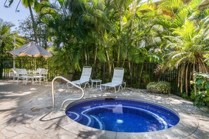 1 of 2 Hot Tubs at Plantation Hale Suites
