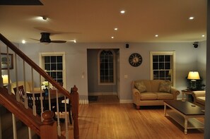 Living and dining room. - Living and dining room.
