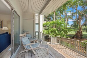 Back Deck Overlooking the Turtle Point Golf Course