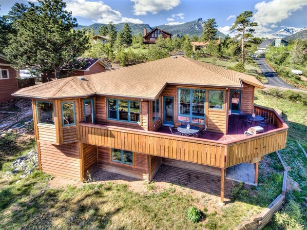 Panoramic views from your custom built wrap around porch.